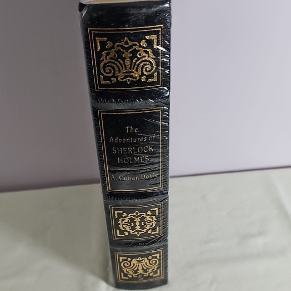 Sherlock Holmes Black Leather Book by A, Conan Doyle - Picture 5 of 7